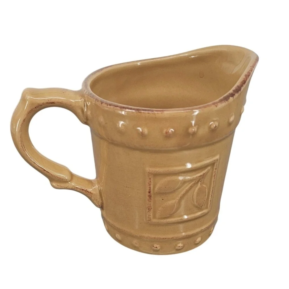 Sorrento Debby Segura Designs for Signature‎ Housewares Cream Pitcher 2001 Olive